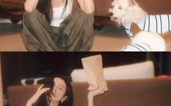 小女孩把棒棒糖放在的视频